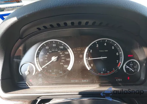 2016 BMW 535I из США, поврежденный, VIN WBA5B1C52GG554118